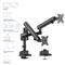 ACT AC8328 Dual monitor arm office solid pro, with mechanical spring AC8328 small