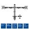 ACT AC8336 Dual Monitor Arm Office 17