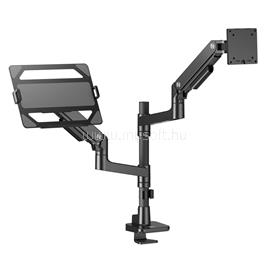 ACT AC8341 Single Monitor Arm and Laptop Arm Office Premium with Gas Spring Pole Mounted AC8341 small