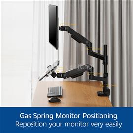 ACT AC8341 Single Monitor Arm and Laptop Arm Office Premium with Gas Spring Pole Mounted AC8341 small