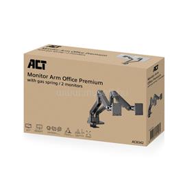 ACT AC8342 Dual Monitor Arm Office Premium with Gas Spring AC8342 small