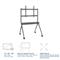 ACT AC8372 Mobile TV/monitor floor stand, 50