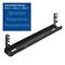 ACT AC8376 Under Desk Extendable Cable Management Tray with Clamp Mount AC8376 small