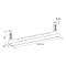 ACT AC8376 Under Desk Extendable Cable Management Tray with Clamp Mount AC8376 small