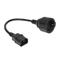ACT AK5250 Powercord C14 IEC - CEE 0,2m Black AK5250 small