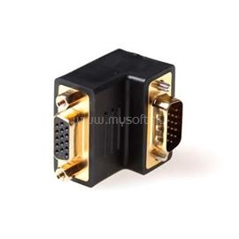 ACT Angled adapter VGA male to female Black AB9066 small