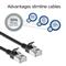 ACT CAT6A S-FTP Patch Cable 10m Black DB7910 small