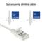 ACT CAT6A U-FTP Patch Cable 0,15m White DC6930 small