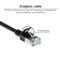 ACT CAT6A U-FTP Patch Cable 0,5m Black DC7900 small