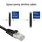 ACT CAT8 U-FTP Patch Cable 0,25m Black FB8125 small
