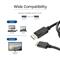 ACT DisplayPort 1.4 cable 8K 0,5m Black AK4070 small