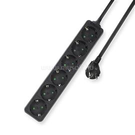 ACT Hálózati Elosztó 6DIN 3m Black AC2460 small