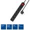 ACT Hálózati Elosztó Kapcsolóval 6DIN 3m Black AC2465 small