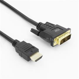 ACT HDMI-A male to DVI-D male adapter cable 1m Black AK3734 small