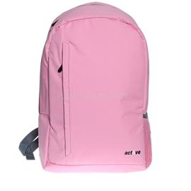 ACT!IVE rózsaszín zsebes hátizsák SBP-044-PK small