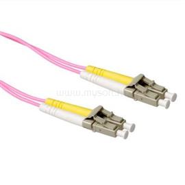ACT LSZH Multimode 50/125 OM4 fiber cable duplex with LC connectors 1m Pink RL9701 small