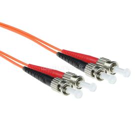ACT LSZH Multimode 62.5/125 OM1 fiber cable duplex with ST connectors 10m Orange RL1010 small