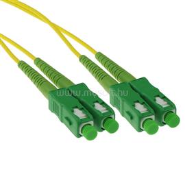ACT LSZH Singlemode 9/125 OS2 fiber patch cable duplex with SC/APC connectors 0,5m Yellow RL1600 small