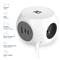 ACT Power Strip Cube E Socket Hálózati Elosztó 3DIN 1,5m White AC2425 small