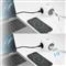 ACT Power Strip Cube F Socket Hálózati Elosztó 3DIN 1,5m White AC2420 small