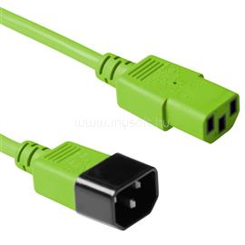 ACT Powercord C13 - C14 1,2m Green AK5113 small
