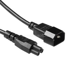 ACT Powercord C14 - C5 0,25m Black AK5252 small