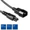 ACT Powercord C14 - C5 0,25m Black AK5252 small