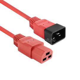 ACT Powercord C20 male - C21 famale 2m Red AK5362 small