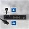 ACT Powercord mains connector Schuko CEE 7/7 male (angled) - C15 IEC 60320 1m Black AK5312 small