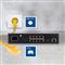 ACT Powercord mains connector Schuko CEE 7/7 male (angled) - C15 IEC 60320 1m Yellow AK5320 small