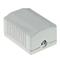 ACT Surface mounted box shielded 1 ports CAT6A Grey FA7005 small
