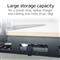 ACT Under desk cable management tray 80cm Black AC8381 small