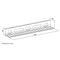 ACT Under desk cable management tray 80cm Black AC8381 small