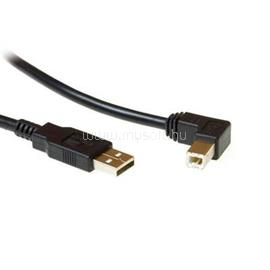 ACT USB 2.0 A male to USB B male (angled) 1,8m Black SB2408 small