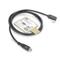ACT USB 3.0 60W USB Type-C (straight) to USB Type-C (left/right angled) Cable 0,5m Black AC7405 small
