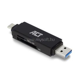ACT USB-C/USB-A kártyaolvasó SD/micro SD kátyákhoz AC6375 small