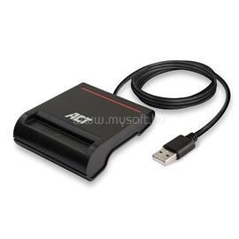 ACT USB Smart ID Card Reader Black AC6015 small