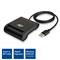 ACT USB Smart ID Card Reader Black AC6015 small