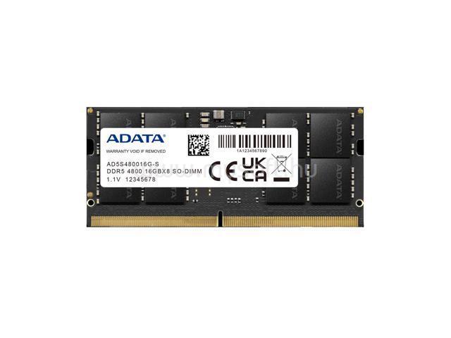 ADATA SODIMM memória 16GB DDR5 4800MHz CL40