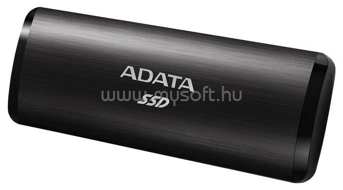 ADATA SSD 256GB USB3.2 Type C fekete külső SE760