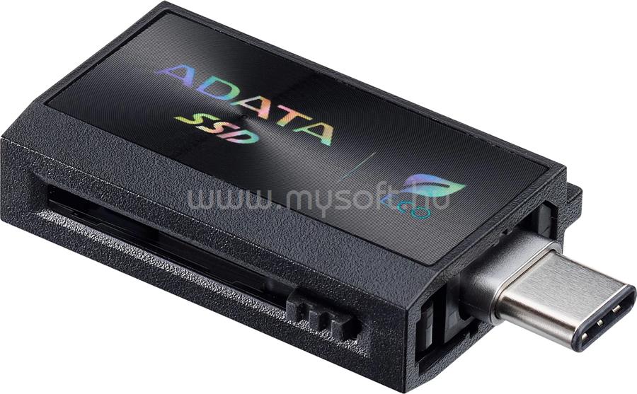 ADATA SSD 512GB USB 3.2 Type-A+Type-C SC730 (fekete)