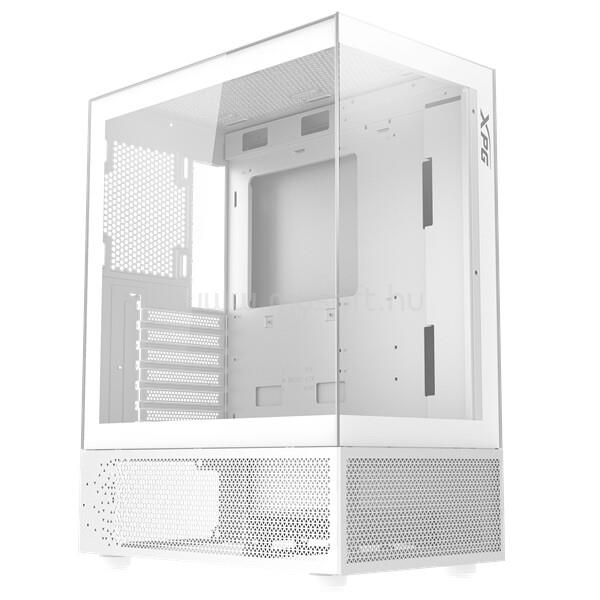 ADATA XPG Ház Midi ATX Invader X Mini, 5x120mm RGB ventilátor, Tápegység nélkül, üvegfalú, fehér