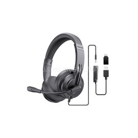 ADVANCE Fejhallgató - SMARTPHONICS 650 (USB/Jack, 1,2m kábel, fekete) MIC-U650 small