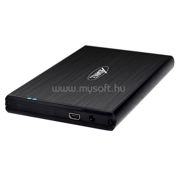 ADVANCE STEELDISK 2.5" külső HDD/SSD ház 2.5" (USB-A3.0 to SATA, fekete)