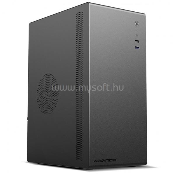 ADVANCE Számítógépház - OPTIMA Black (MicroATX, USB2.0+USB3.0, fekete)