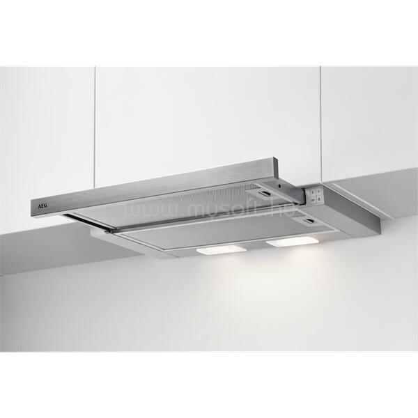 AEG DPB3632S Beépíthető teleszkópos páraelszívó, 3 fokozat, 60cm, Inox
