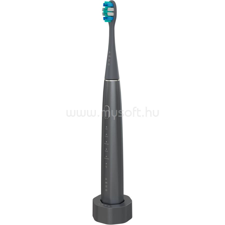 AENO Wireless Tooth Brush, Grey, 3 Brush Heads, 1400mAh, Function: Soft, Clean, Massage, White, Sweep
