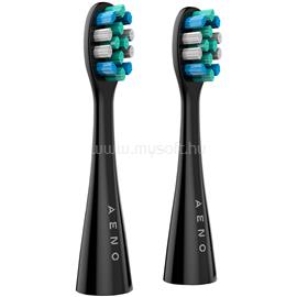 AENO Replacement toothbrush heads, Black, Dupont bristles, 2pcs in set (for ADB0002S/ADB0001S) ADBTH2-1 small