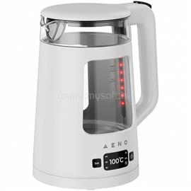AENO Electric Kettle EK6: 1850-2200W, 2L, Strix, Square-shaped body, Transparent lid, High Resistant Glass, LED-Illumination, Auto Power Off, Dry tank Protection AEK0006 small