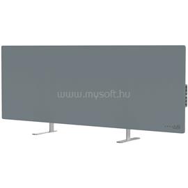 AENO Premium Eco Smart Heater, 700W, Tempered glass, Infrared+convection heating type, LED display, Plug type: Europe (E/F type), GREY AGH0005S small